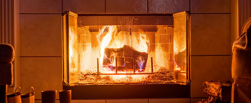 Mendota Hearth Landscape Fireplace Installation in Battle Ground, Washington